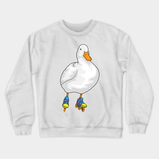 Duck Inline skating Roller skates Crewneck Sweatshirt